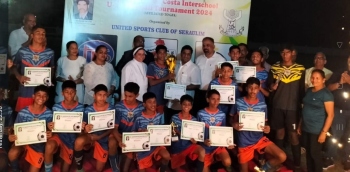 The Goan EveryDay U 14 Football Perpetual Succour prevail over