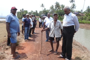 The Goan EveryDay: PWD, NH officials bracing up to carry out demarcation of  land for new Borim bridge