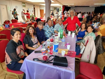 Senior citizens in North London celebrate São João feast
