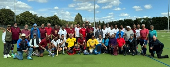 UK Goans play hockey match in tribute of 2 veteran players