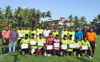 ﻿Damodar English HSS Gudi Paroda finish third in Subroto Mukherjee U17 football