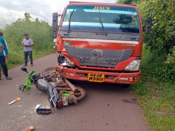 Rider serious in road mishap at Revora