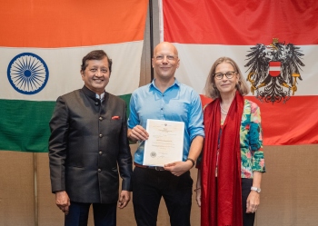 Jewish person awarded Austrian citizenship at function in Goa