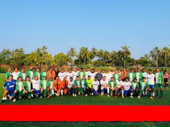 ﻿Salgaocar Legends and Dempo Veterans play out goalless exhibition match