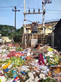 Garbage around transformers in Vasco poses major safety risk