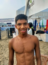 ﻿Goa’s Aahil fastest swimmer in 1km race at AquaMoga