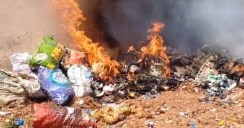 Fire at Margao’s old fish market raises waste mgmt concerns