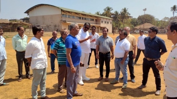 ﻿Work on new cricket pitch with practice nets launched at Sada