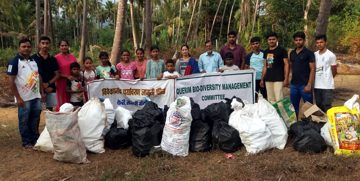 42 bags of garbage collected from Valvanti river bank