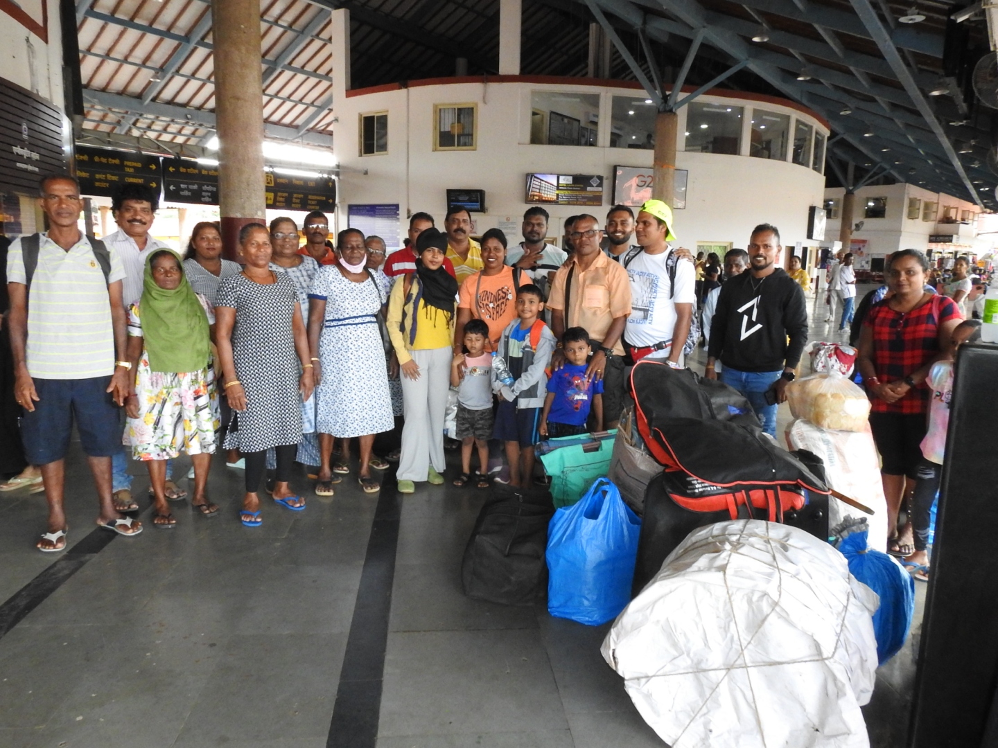 Rush at Margao railway station as first batch of pilgrims, including tiatrists embark on pilgrimage to Vailankani