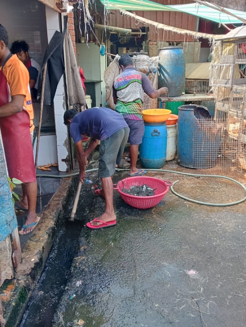 Drains cleaning operation launched at SGPDA retail market