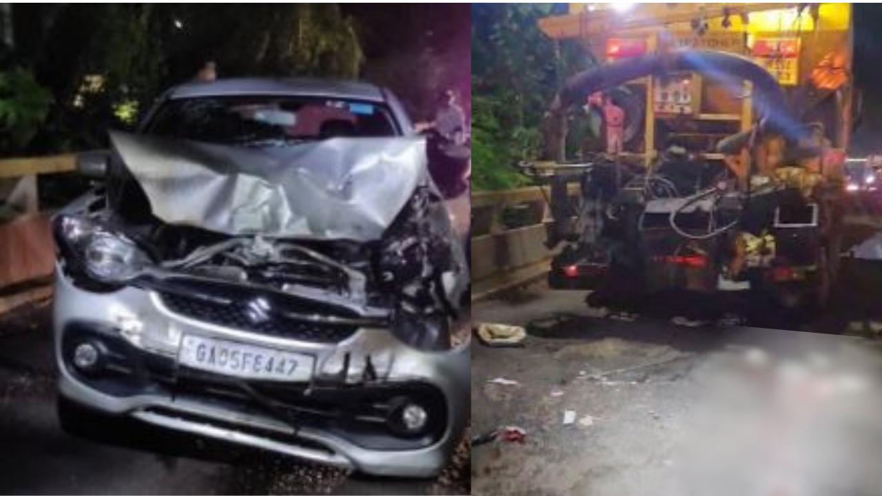 Worker killed, two injured in drunk driving incident on old Mandovi Bridge