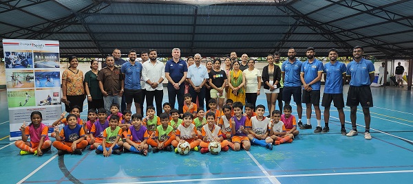 ﻿AFC and AIFF officials visit YFA Futsal Academy