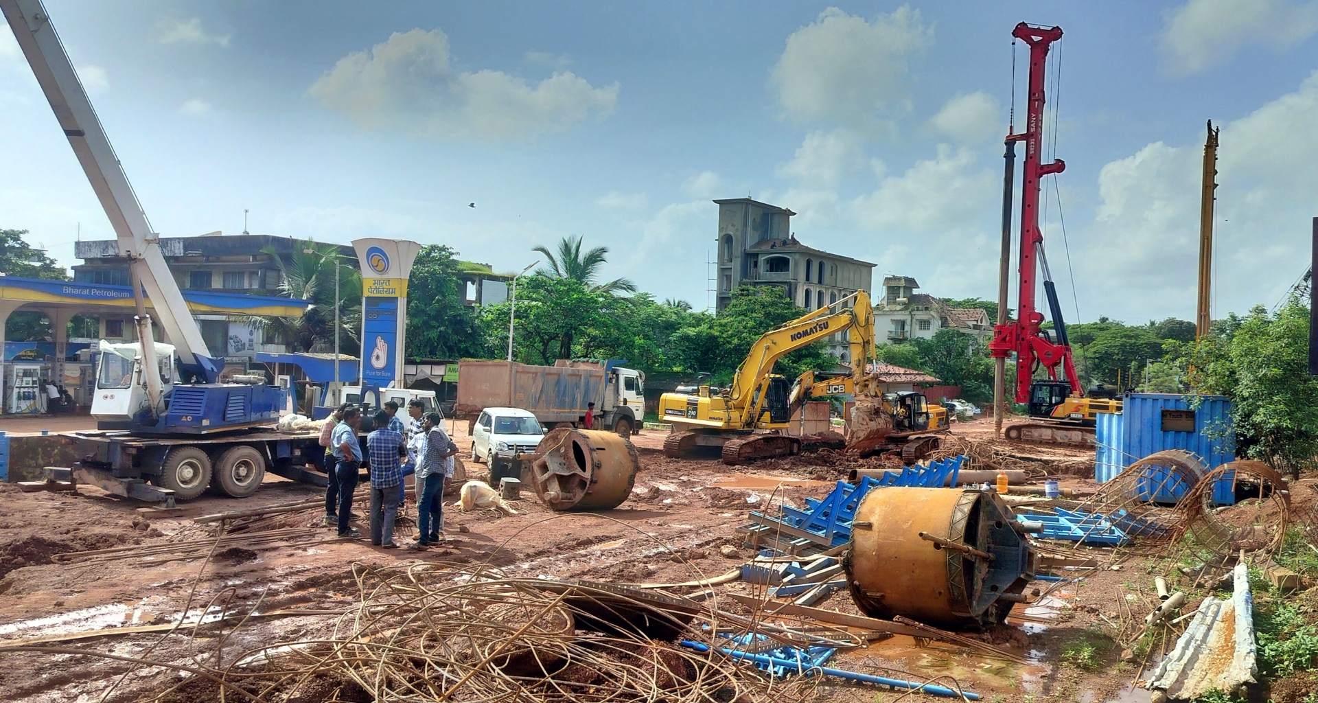 NH-66 from Guirim to Sangolda construction zone for 18 months