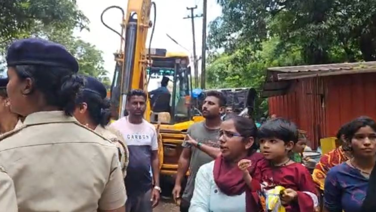 Illegal houses at Bicholim demolished