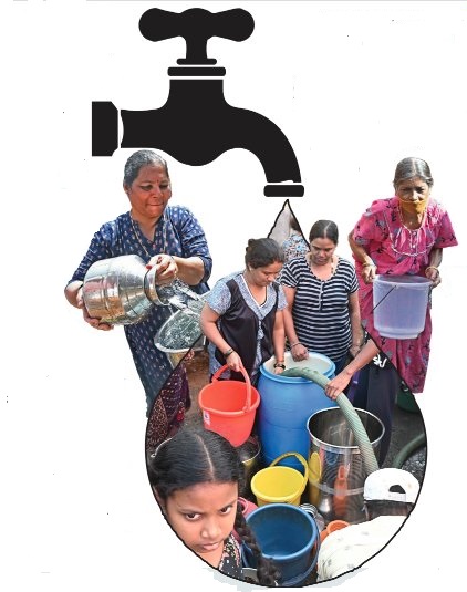 ﻿PARCHED PARADISE: GOA'S WATER CRISIS Coastal Bardez villages struggle amidst surging tourism, ageing infra