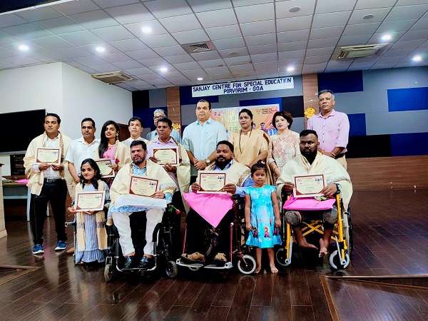 ﻿BJP Goa Felicitates Goan Para players following National C'ship success