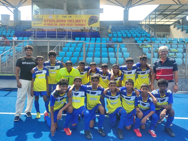 ﻿St Anthony HS Monte de Guirim U15 hockey team finish Delhi campaign with a win and draw