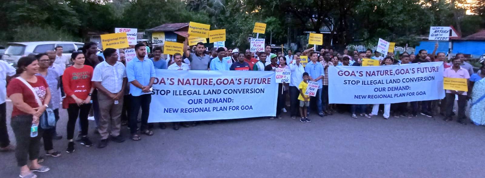 Citizens, activists protest near Borim bridge, demand new regional plan