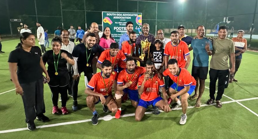 ﻿Goa Lawyers triumph in thrilling 7-a-side football final