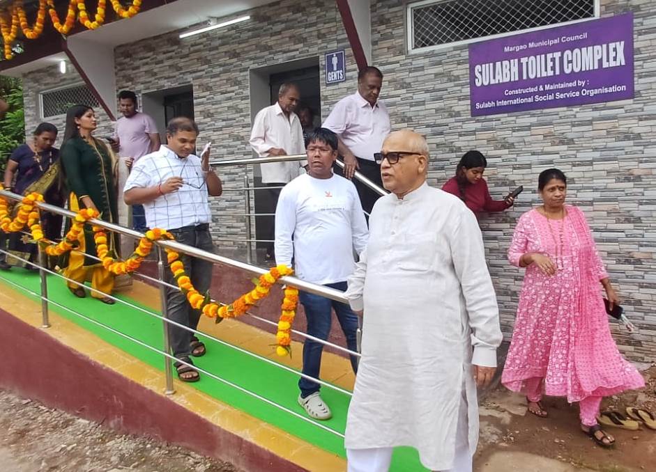 Refurbished toilet  thrown open for   public at Chinchal