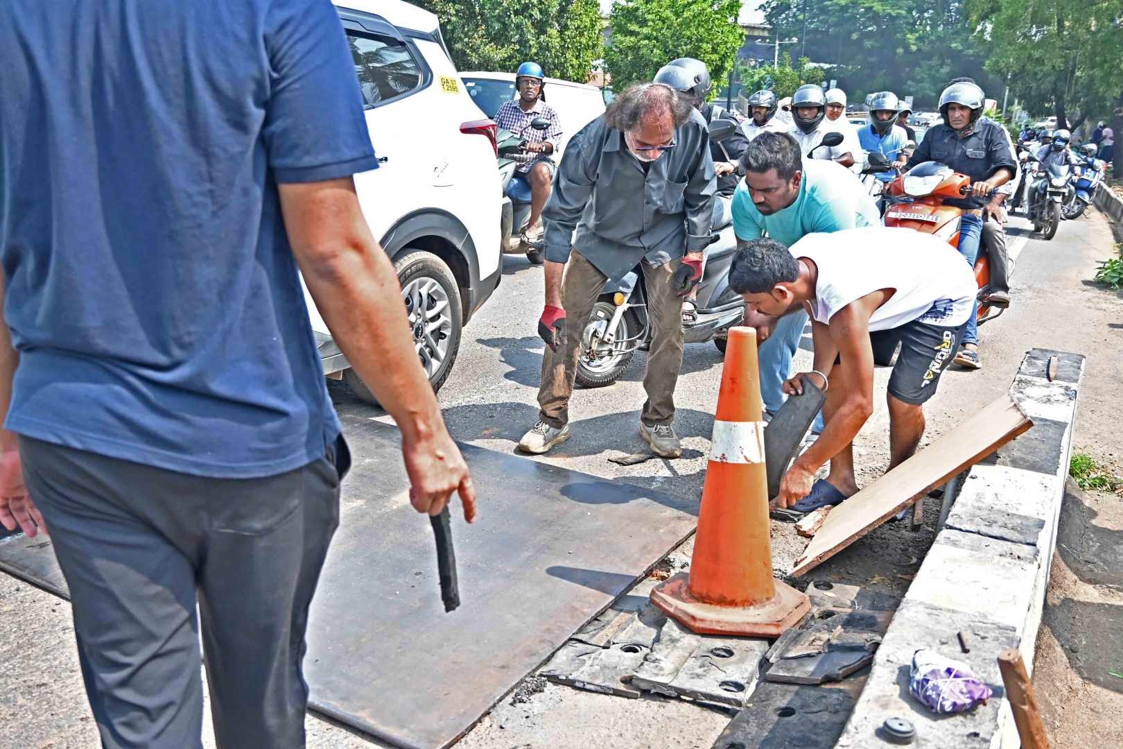 Patto bridge chaos leaves Panaji traffic in snarls for 4 hours