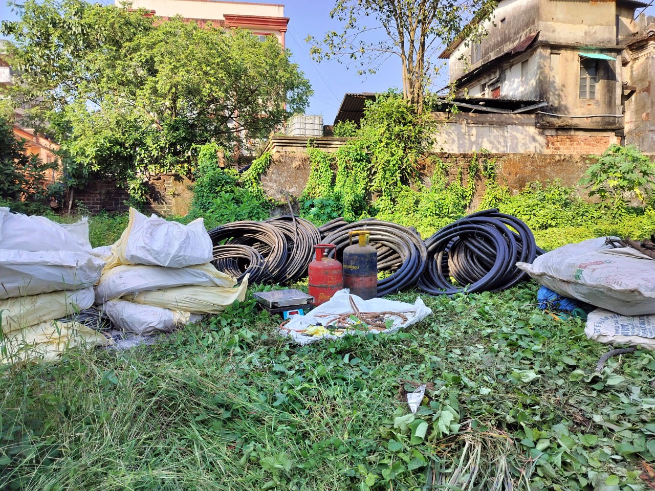 Mapusa police bust gang stealing electrical cables, stolen govt property recovered