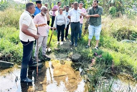 GSPCB collects samples of water in Sao Jose de Areal