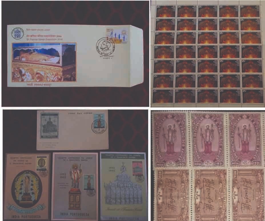 An enthralling philatelic collection on Expositions of St Francis Xavier