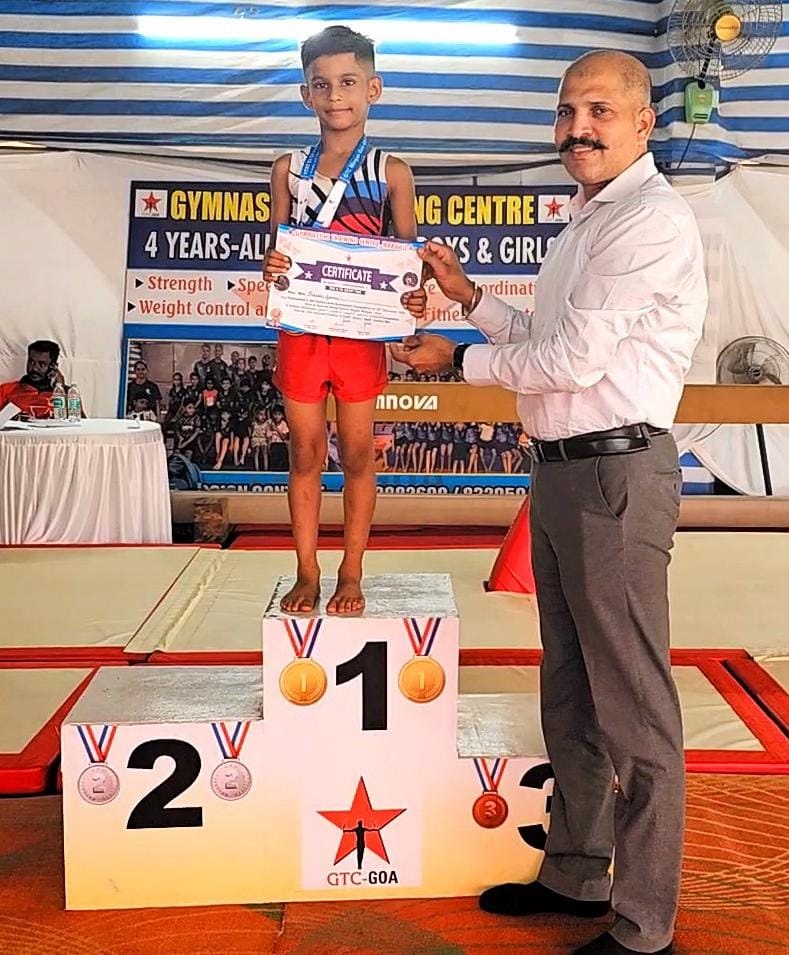 ﻿6-year-old Danilo wins two gymnastics gold