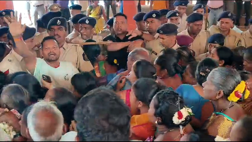 Poriem temple festival turns violent; rival groups clash over ritual rights