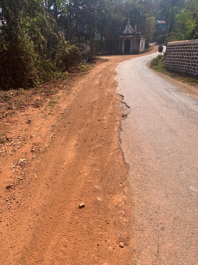 ‘Haphazard’ underground cabling work leaves Curtorim roads in disarray