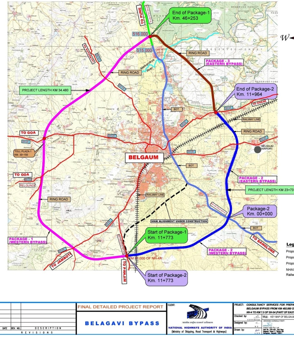 Proposed ring road linking   Belagavi to Panaji halted