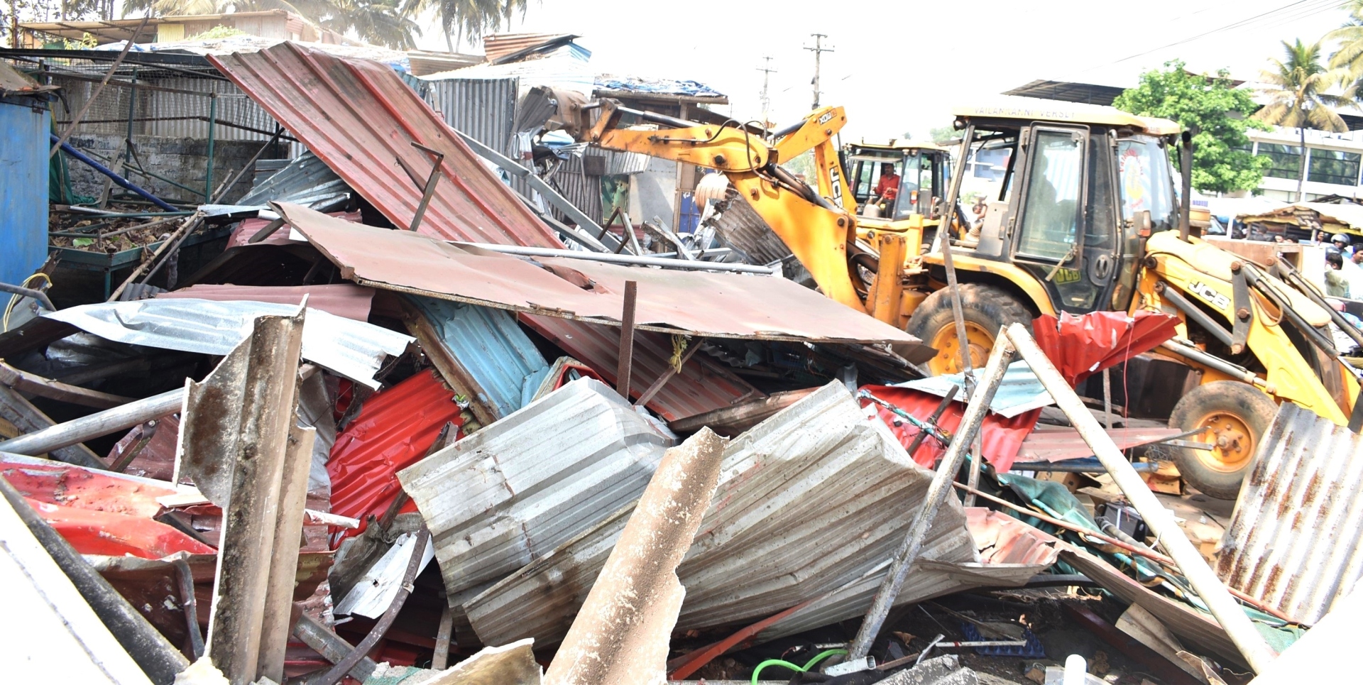 Decade-long saga ends as illegal structures on comunidade land at Mungul demolished