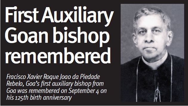 First Auxiliary Goan bishop remembered