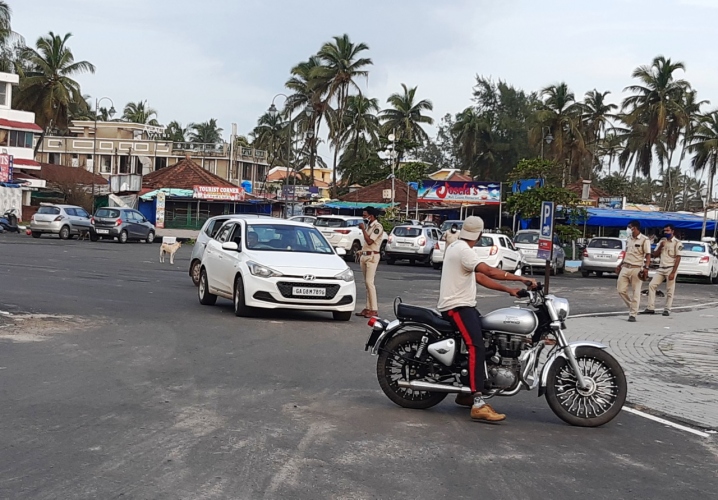 Police deny visitors Sunday date with Colva beach