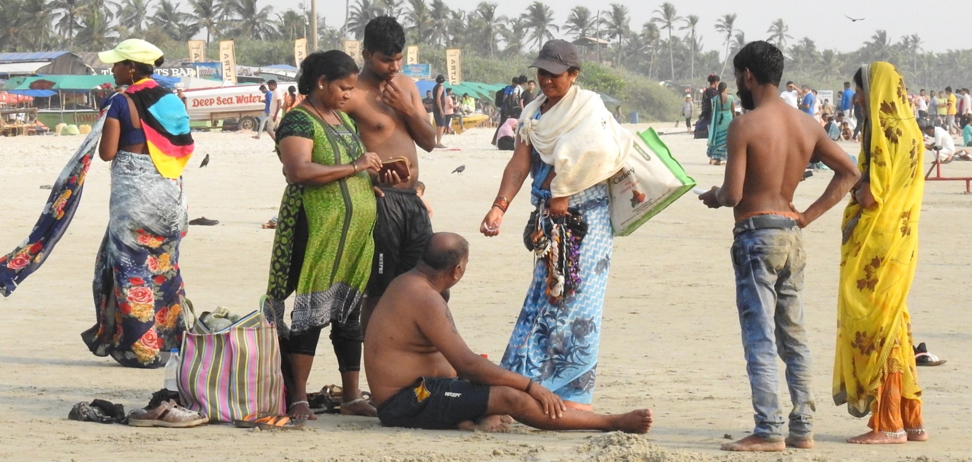 Violations continue unabated as tourists, hawkers make merry at Colva beach