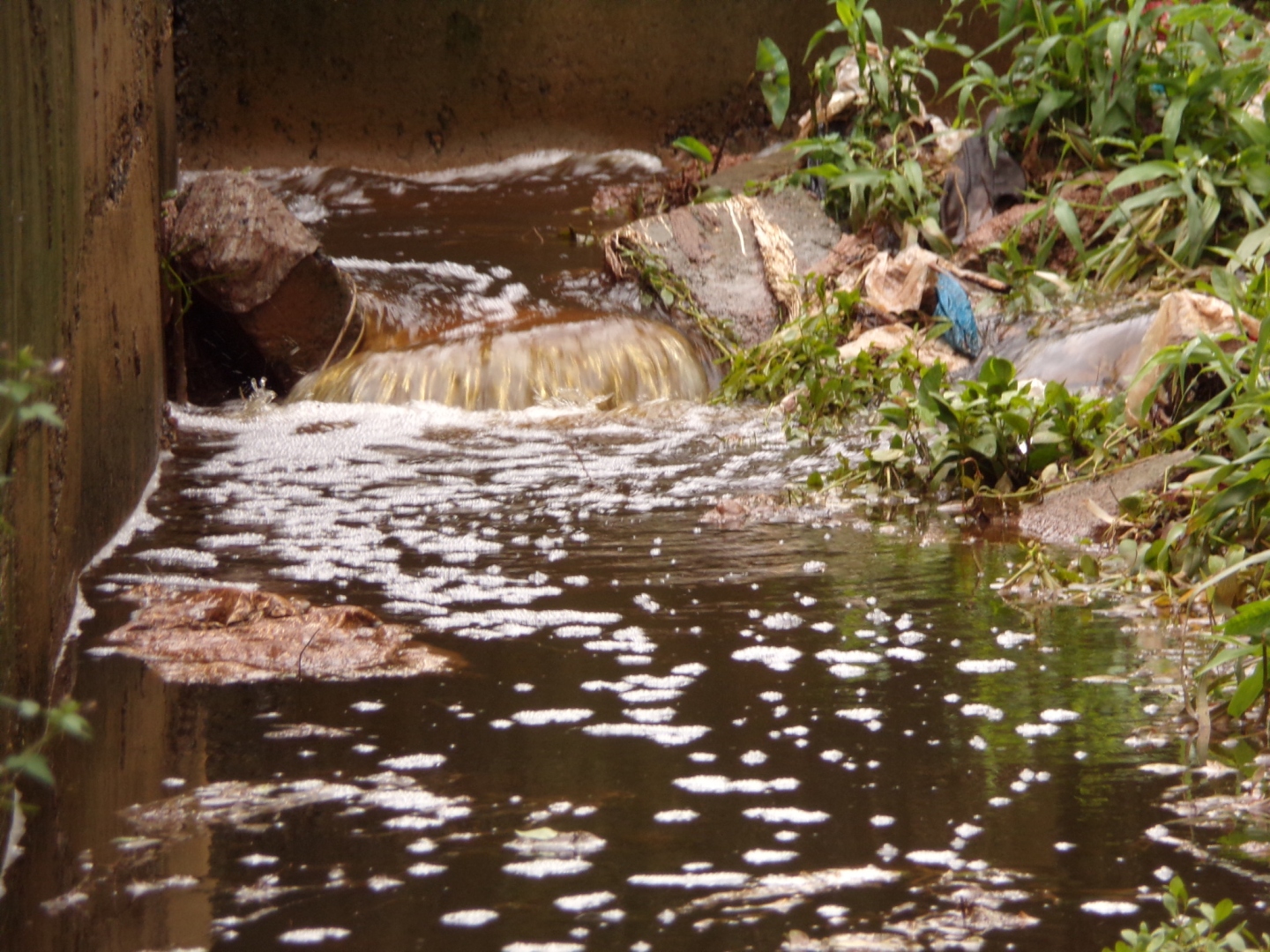 Leachate from Sonsodo dump finds its way into nullahs, water bodies