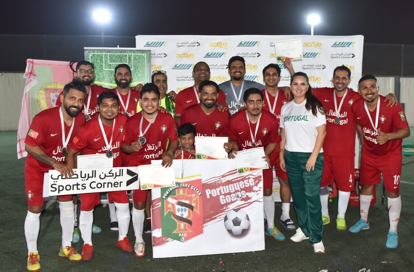 ﻿Portuguese Goans runners-up at Portugal Fans Qatar football tournament