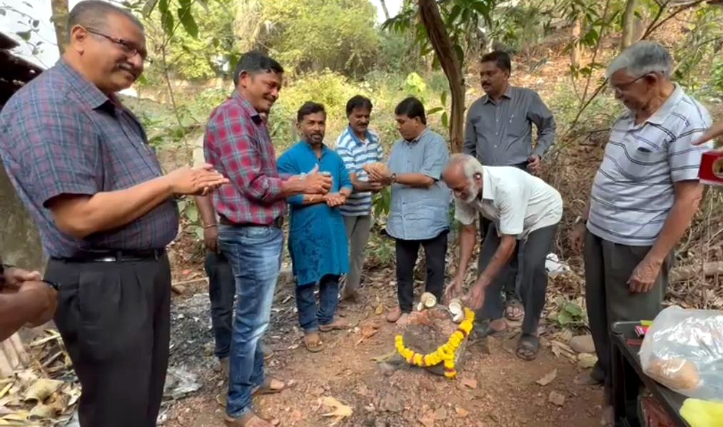 Retaining wall work at Mangor hill launched