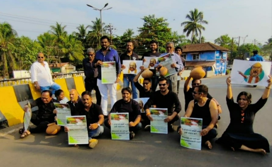 The Goan EveryDay: Protest against Mhadei river diversion held in Mapusa