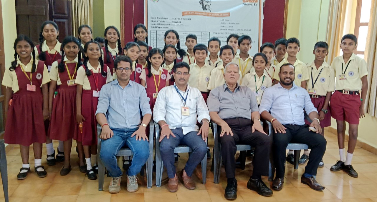 Divar School students invited to  Goltim-Navelim Gram Sabha