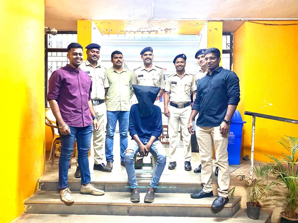 Porvorim police arrest   one for stealing mobile  of foreigner at Pilerne